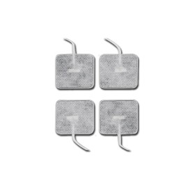 Electrozi pentru electrostimulare și tens 40x40 mm cu cablu - pachet. 4 bucăți.