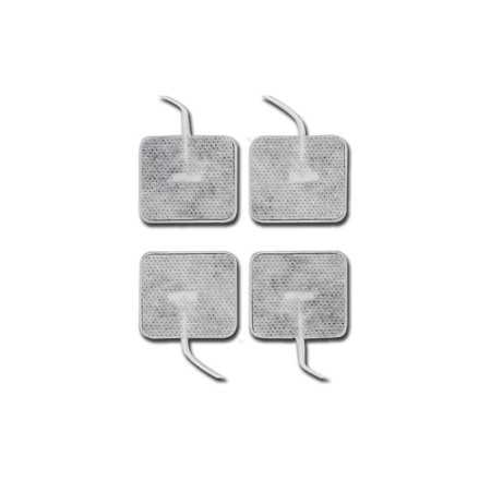 Fully gelled electrodes 40x40 mm with wire - pack 4 pcs.