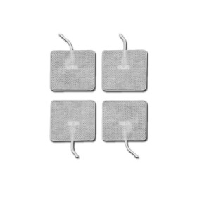 Electrodes for electrostimulation and tens 46x47 mm with cable - pack. 4 pcs.