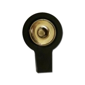 Adaptoare cu clips de 2 mm - negre - pachet de 10.