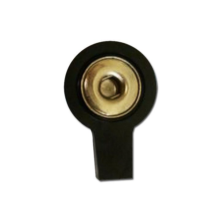 Klipadaptere 2 mm -sorte - pakke med 10 stk.