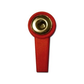 Clip adapters 4 mm - red - pack 10 pcs.