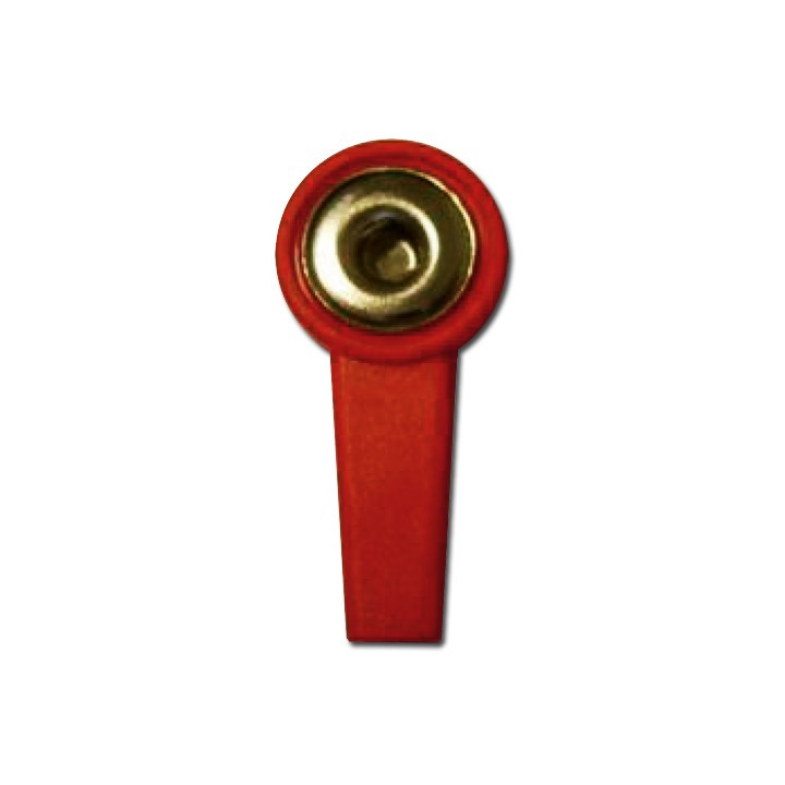 Adaptoare de clip 4 mm - roșu - pachet 10 piese.