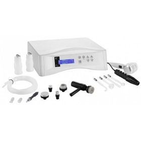 Multiequipment 5 in 1 with cold/hot hammer, high frequency, brossage, vacuum&spray