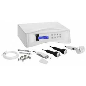 MultiEquipment 4 w 1 z mikrodermabrazją, ultradźwiękami, zimnym/gorącym młotkiem i peelingiem ultradźwiękowym