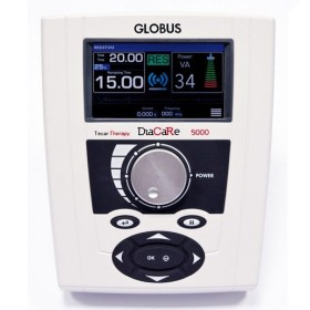 Globus diacare 5000 re terapia tecar - pantalla táctil a color con sistema recargable
