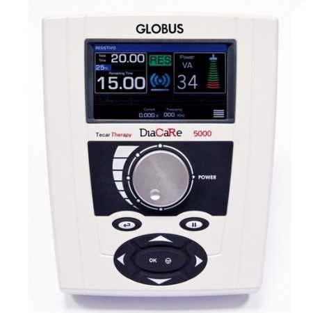 GLOBUS Diacare 5000 RE Tecar Terapia - Écran tactile couleur avec SYSTÈME DE CHARGE