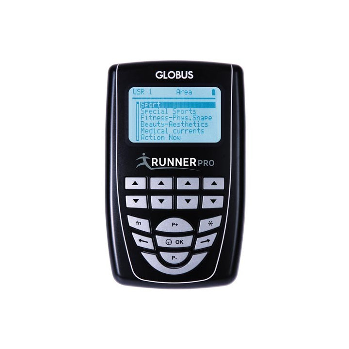 Globus Runner Pro 4 canaux, électrostimulation, sports spécifiques