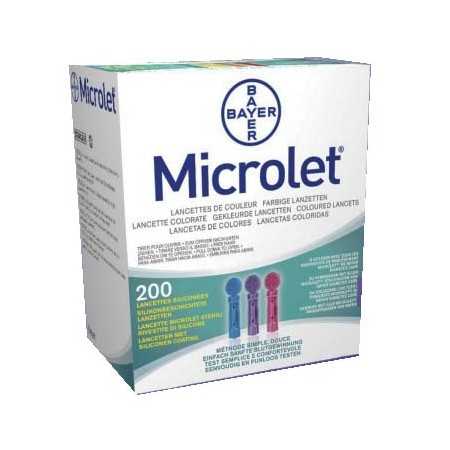 Reemplazo de agujas Microlet 200 uds.