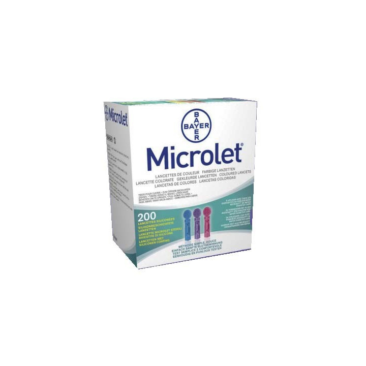 Agujas de repuesto Microlet 200 unidades