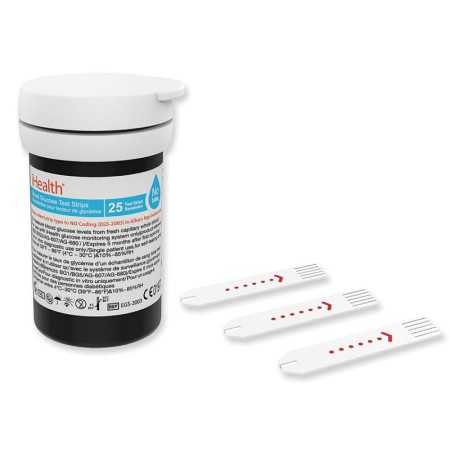 benzi de glucoză din sânge ihealth pentru 23510 - pachet. 25 buc.