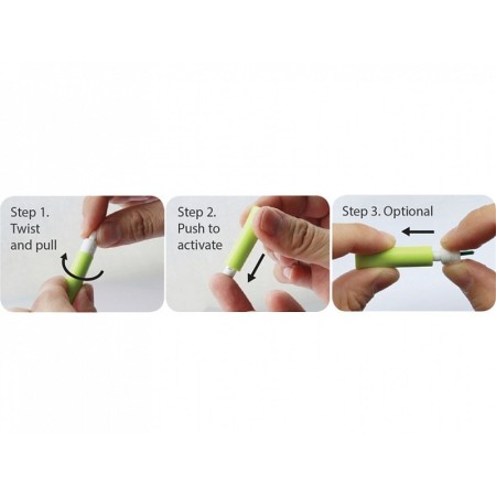 Round automatic safety lancets - 26g needle - pack of 100.