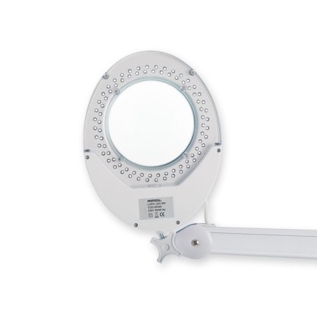 Stolová LED lampa s lupou