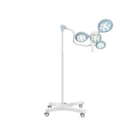 Quattroluci LED lamp on trolley with battery