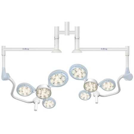 Quattroluci LED lamp - ceiling-mounted, double