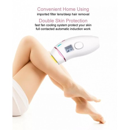 Depilatore a luce pulsata anteamed ipl con 350.000 flash per la depilazione di viso e corpo