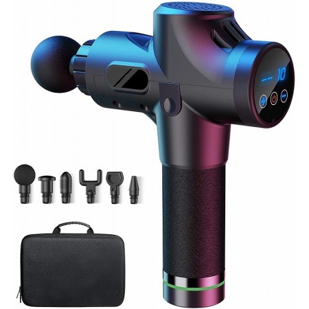 Masajeador de percusión con 30 velocidades hasta 3.300 rpm