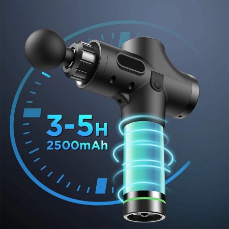 Massaggiatore a percussione con 30 velocità fino a 3.300 rpm