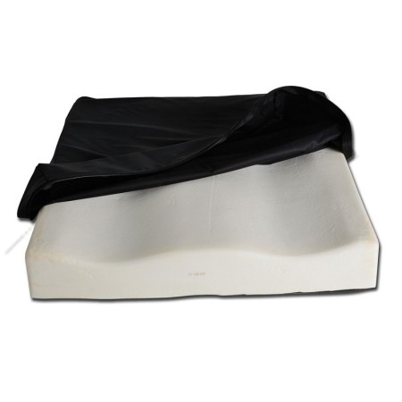 Coussin anti-escarres visco-mousse 41x41x6 cm