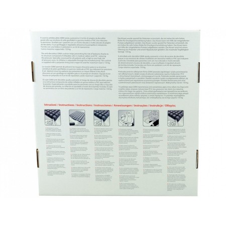 Air cushion 40x40x6 cm with cover