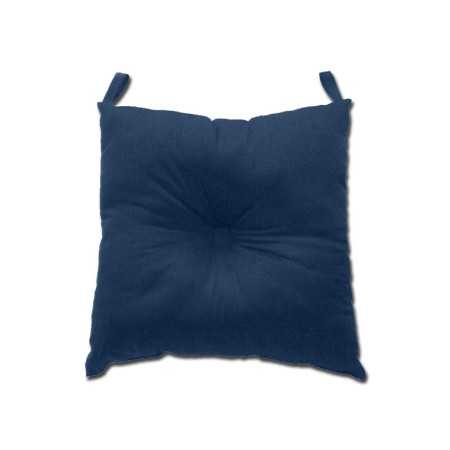 Coussin avec aplatissement central - en fibre creuse 100% coton