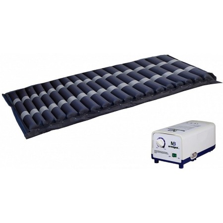 Kit anti-escarres avec matelas à 17 éléments et compresseur avec réglage