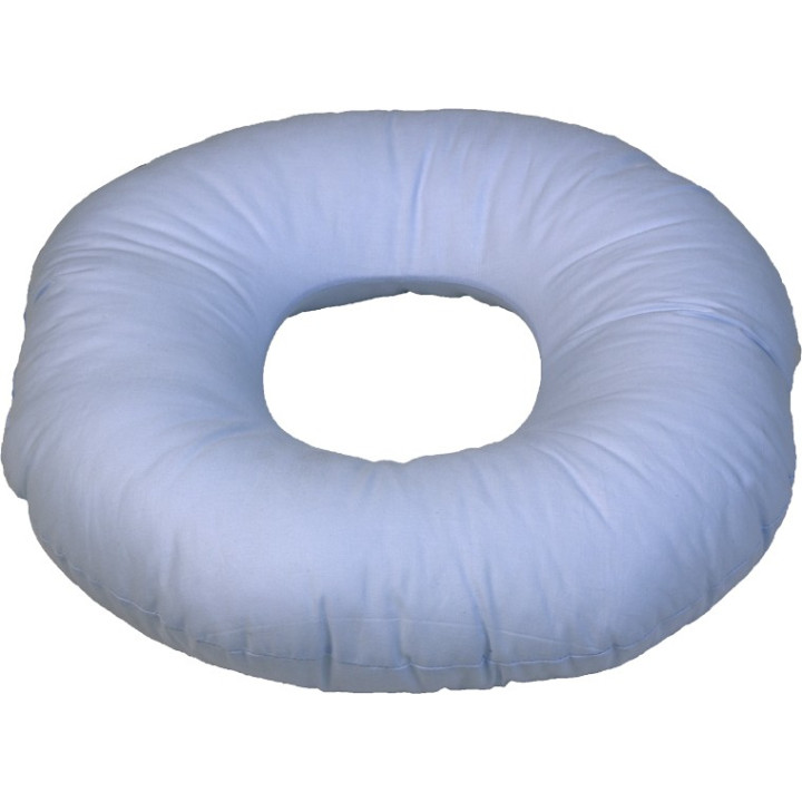 Almofada circular em fibra oca de silicone