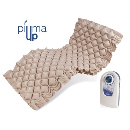 Piuma up alternating cycle anti-decubitus kit - bubble anti-decubitus mattress with compressor and adjustment