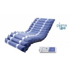 Up3 Feather Alternating Cycle Anti-Decubitus Kit - Nylon+Pvc Mattress - H 13 Cm With 17 Interchangeable Elements And Compressor 