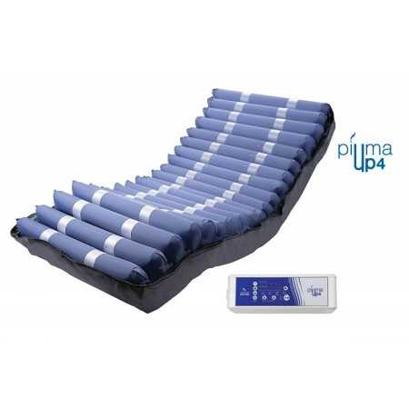 Piuma Up4 Alternating Cycle Anti-decubitus Kit - Nylon+PVC Mattress - H 20.3 Cm With 20 Interchangeable Elements And Compressor 