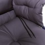 Silicone hollow fiber cushion - set of 3 elements with disengageable zippers - cotton cover