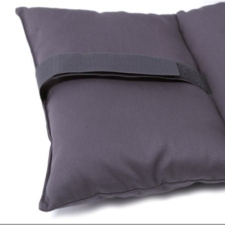 Coussin en fibre creuse en silicone - ensemble de 3 éléments avec fermetures éclair débrayables - housse en coton