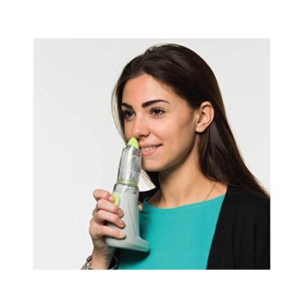 Rinowash ego - portable micronized nasal shower for aerosol therapy with universal bell