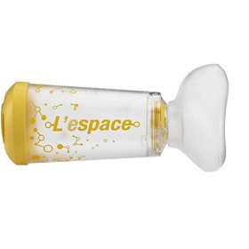 Distanziatore Espace pediatrico con maschera giallo