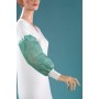 Husă verde impermeabilă sterilă pentru mâneci sub braț cu manșetă - 60 buc.