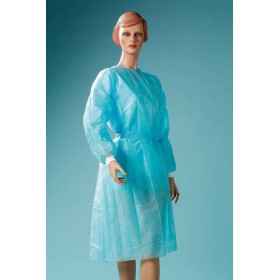 Light blue TNT visitor gown - 10 pieces