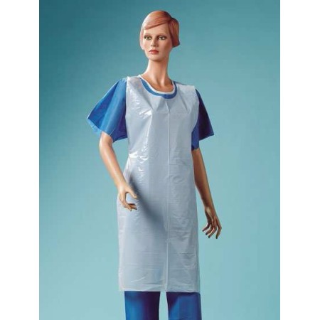 Tablier découpé à l’emporte-pièce en polyéthylène imperméable - 100 pièces