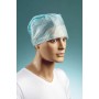 Disposable breathable TNT cap with elastic back - 100 pcs.