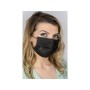 Masque chirurgical filtrant premium 98% 3 épaisseurs type II avec élastiques - adultes - noir - pack. 50 pièces.