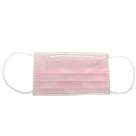 Mascarilla Quirúrgica Filtrante Premium 98% 3 capas Tipo II con Correas Elásticas - Adultos - Rosa - Pack 50 uds.