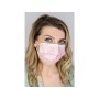 Masque chirurgical filtrant premium 98% 3 épaisseurs type II avec élastiques - adultes - rose - pack. 50 pièces.