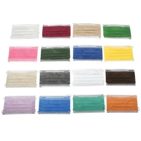 Premium Filtering Surgical Mask 98% 3-lagig Typ II mit Gummibändern - Erwachsene - Andere Farben - Packung 50 Stk.