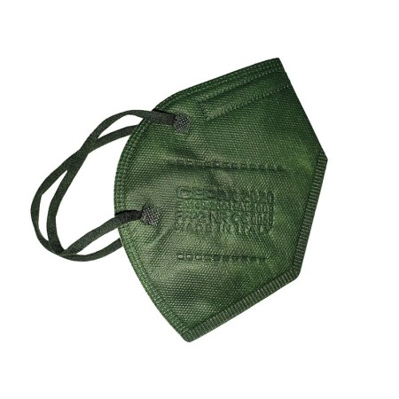 Mascherina ffp2 nr comfymask - large - verde scuro - conf. 20 pz.