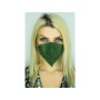 Masque FFP2 n° masque confortable - grand - vert foncé - pack. 20 pièces.