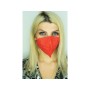 Maska ffp2 nr comfymask - velká - červená - balení 20 ks