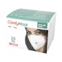 Mascarilla ffp2 nr comfymask - grande - roja - pack 20 uds.