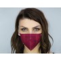 FFP2 mask NR comfymask fit - burgundy - pack 20 pcs.