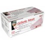 Filtrační chirurgická maska Gisafe 98% 3vrstvá s elastickými pásy - dospělí - růžová - krabička - balení 50 ks.