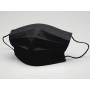 Gisafe filterend chirurgisch masker 98% 3-laags type IIR met elastische banden - volwassenen - zwart - doos - pak 50 stuks.
