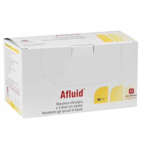 Op-maske 4-lagig 98% filterung - hellblau mit gummibändern - typ iir - packung 900 stk.